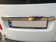 Volkswagen Caddy 2004-2010 Listwa chromowana nad tablicą rejestracyjną (2-drzwiowy, stal nierdzewna) Bez Napisów, Carmos - Stal Turecka zdjęcia 3
