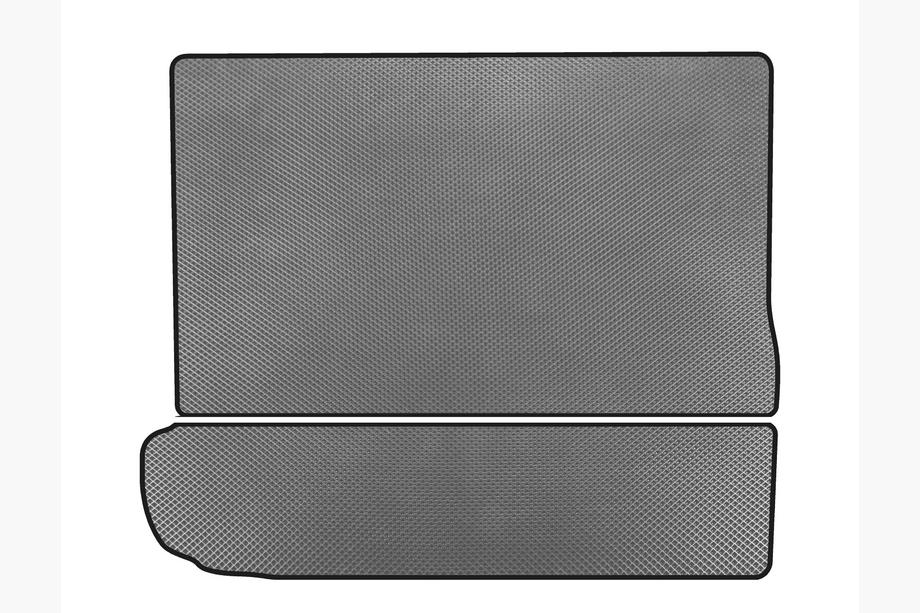 Citroen C-4 Picasso 2013–2022 Mata do bagaznika EVA (3 rzad zlozony, Szary) Image