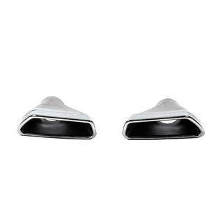 Końcówki wydechu M-Performance Silver (2 szt.) BMW Seria 5 G30/G31 2017–2023 zdjęcia 1