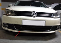 Volkswagen Jetta 2011-2018 Listwa ochronna na przedni zderzak U 2011-2014 stal nierdzewna zdjęcia 1