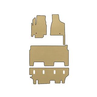 Dywaniki EVA (2008-2020, 3 rzędy, 8-osobowy/Wersja SXT, Beżowe) Dodge Grand Caravan V 2008-2020