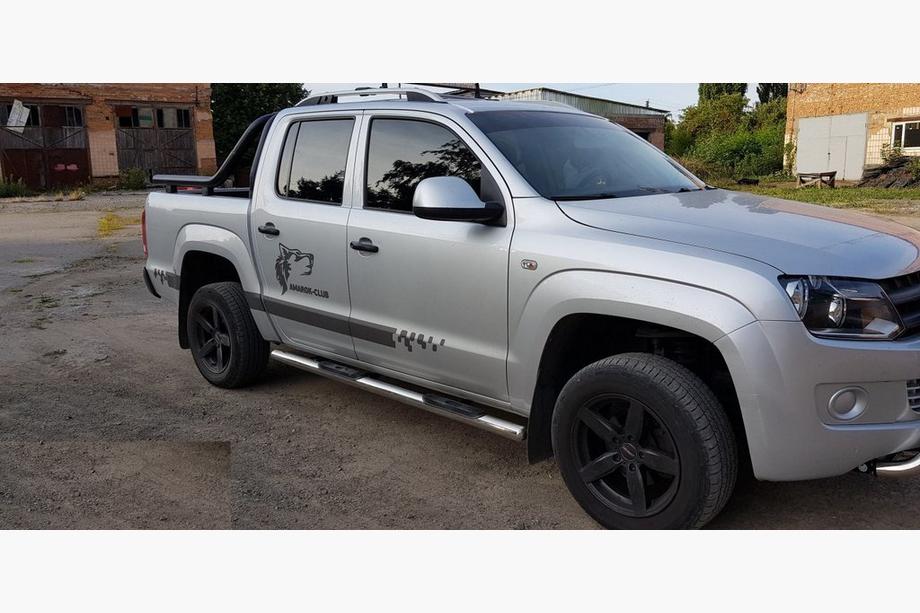Volkswagen Amarok 2010-2022 Rury Boczne (2 szt., Stal Nierdzewna) 70mm Zdjęcia 10