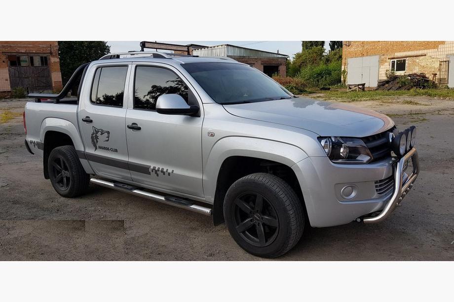 Volkswagen Amarok 2010-2022 Rury Boczne (2 szt., Stal Nierdzewna) 70mm Zdjęcia 12
