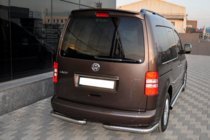 Volkswagen Caddy 2004-2010 Tylne narożniki AK003 (2 szt., stal nierdzewna) zdjęcia 2