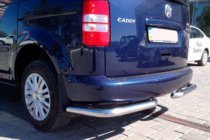 Volkswagen Caddy 2004-2010 Tylne narożniki AK003 (2 szt., stal nierdzewna) zdjęcia 3