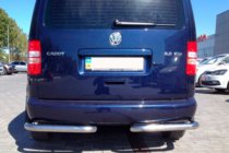 Volkswagen Caddy 2004-2010 Tylne narożniki AK003 (2 szt., stal nierdzewna) zdjęcia 4