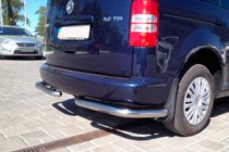 Volkswagen Caddy 2004-2010 Tylne narożniki AK003 (2 szt., stal nierdzewna) zdjęcia 5