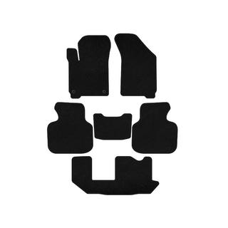 Dywaniki welurowe Premium (2011-2020, 3 rzędy, 7-osobowy, Czarny) Dodge Journey 2008-2020 zdjęcia 1