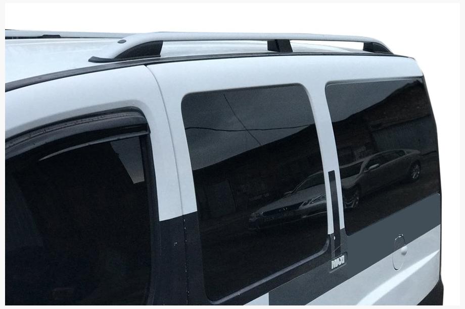 Fiat Doblo I 2001-2005 Relingi dachowe CROWN (szary mat) Zdjęcia 2