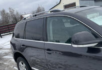 Volkswagen Touareg 2002–2010 Relingi dachowe Skyport (szary mat) zdjęcia 8