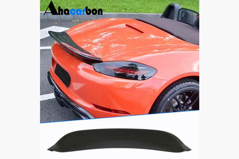 Porsche Boxster/Cayman 982 (718) 2016- Spoiler V1 (do Boxster, Carbon) Image