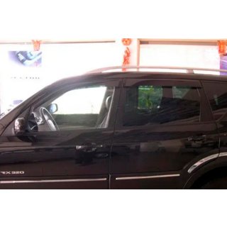 Deflektory Okien 2008-2013 (4 szt, HIC) SsangYong Rexton I 2001-2017 zdjęcia 1