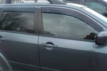 Mitsubishi Outlander 2001-2006 Deflektory Okien (4 szt, HIC) zdjęcia 4