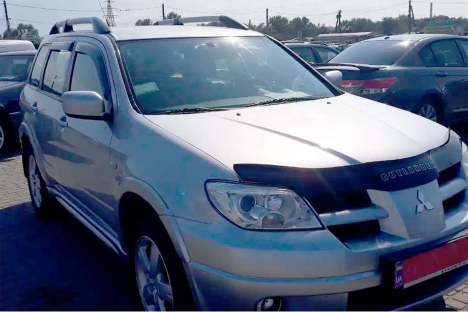 Mitsubishi Outlander 2001-2006 Deflektory Okien (4 szt, HIC) Image