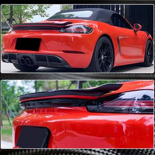 Spoiler V2 (do Boxster, Carbon) Porsche Boxster/Cayman 982 (718) 2016- zdjęcia 4