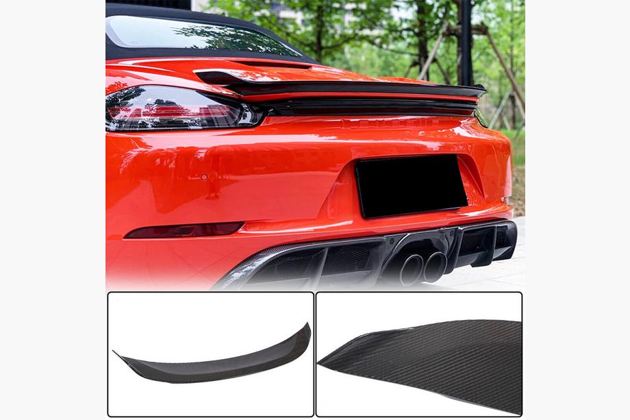 Porsche Boxster/Cayman 982 (718) 2016- Spoiler V2 (do Boxster, Carbon) Image