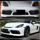 Porsche Boxster/Cayman 982 (718) 2016- Nakładki na światła przeciwmgielne (2016-2019, karbon) zdjęcia 4