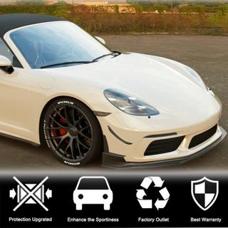 Nakładka na przedni zderzak Lip V1 (2016-2019, karbon) Porsche Boxster/Cayman 982 (718) 2016- zdjęcia 2