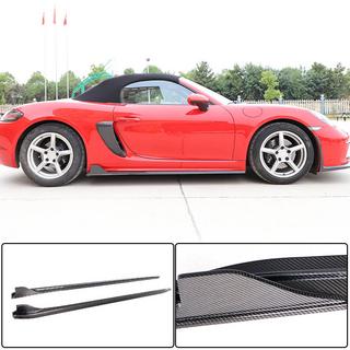 Progi Boczne V1 (2016-2019, Carbon) Porsche Boxster/Cayman 982 (718) 2016- zdjęcia 1