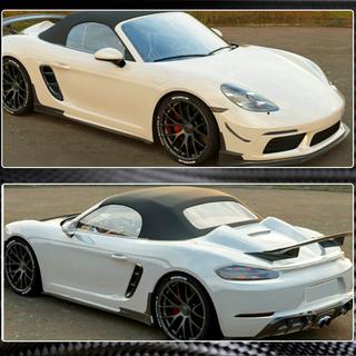 Progi Boczne V2 (2016-2019, Carbon) Porsche Boxster/Cayman 982 (718) 2016- zdjęcia 3