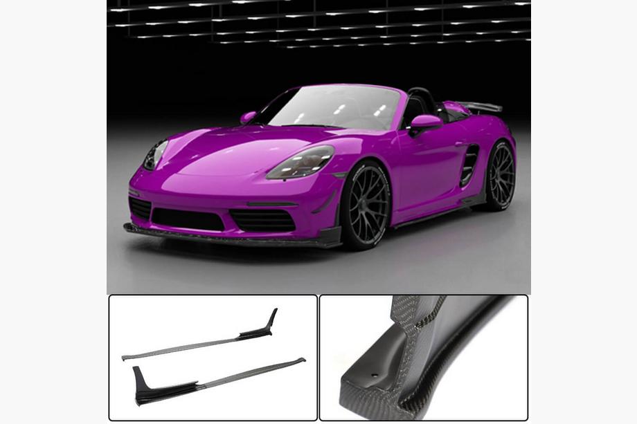 Porsche Boxster/Cayman 982 (718) 2016- Progi Boczne V2 (2016-2019, Carbon) Image