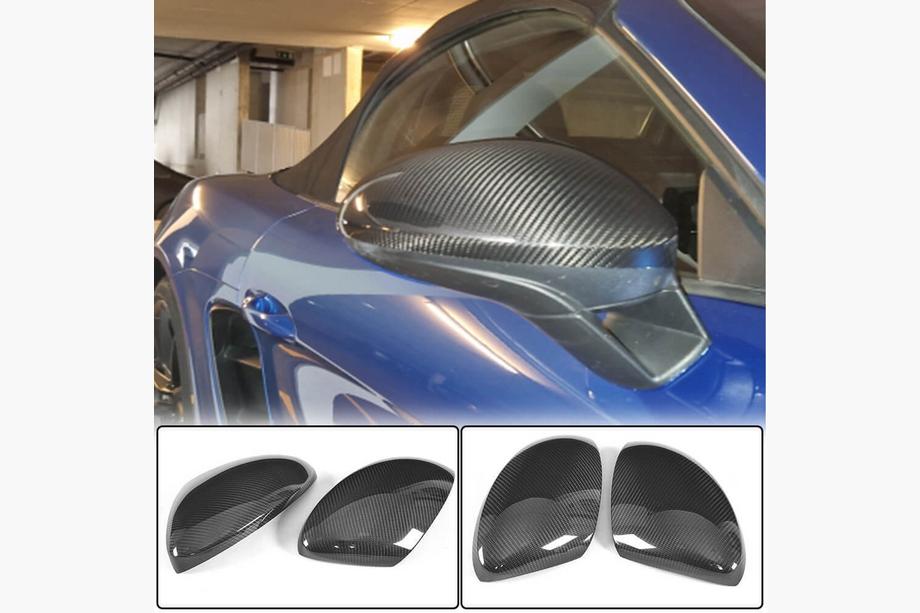Porsche Boxster/Cayman 982 (718) 2016- Nakładki na Lusterka (Carbon) Image