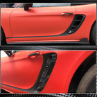 Porsche Boxster/Cayman 982 (718) 2016- Nakładki na przednie błotniki (Carbon) zdjęcia 5