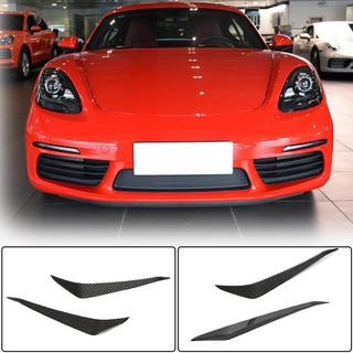 Nakładka na przedni zderzak (Carbon) Porsche Boxster/Cayman 982 (718) 2016- zdjęcia 1
