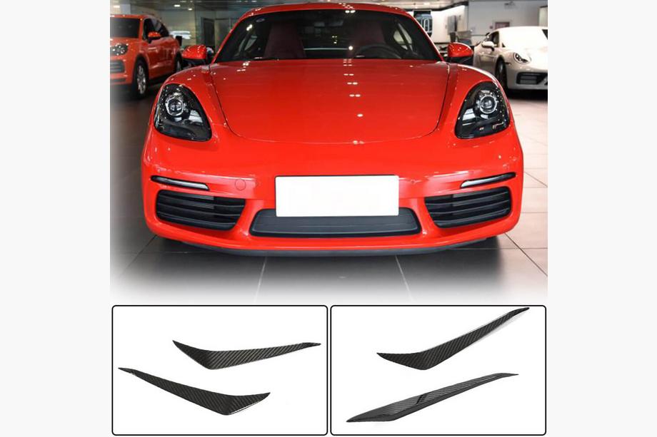 Porsche Boxster/Cayman 982 (718) 2016- Nakładka na przedni zderzak (Carbon) Image