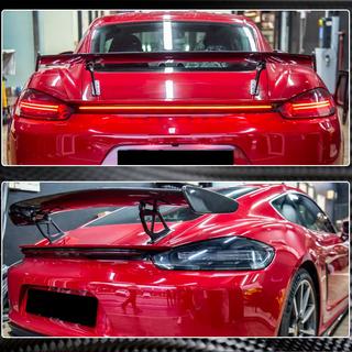 Spojler (do GT4 Coupe, Carbon) Porsche Boxster/Cayman 982 (718) 2016- zdjęcia 3
