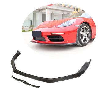 Nakładka na przedni zderzak Lip V2 (2016-2019, karbon) Porsche Boxster/Cayman 982 (718) 2016- zdjęcia 1