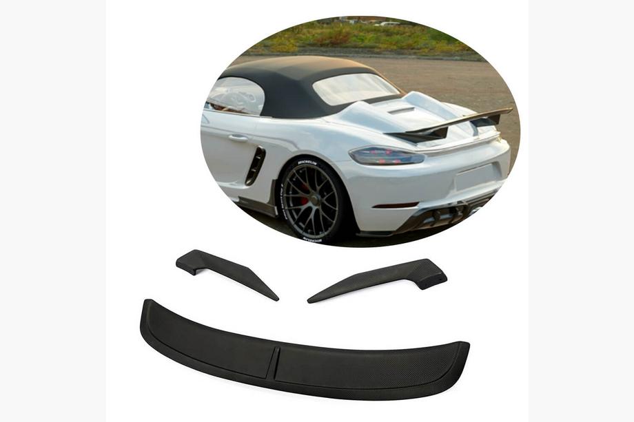 Porsche Boxster/Cayman 982 (718) 2016- Spojler V3 (do Boxster, Carbon) Image