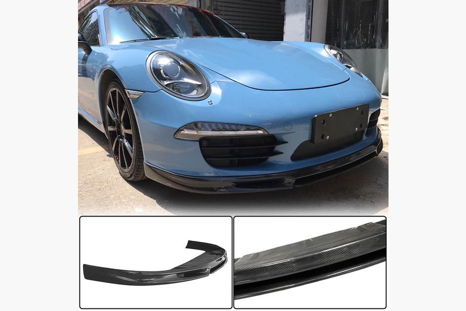 Porsche 911 (991) 2011–2019 Nakładka na Przedni Zderzak Lip (do Carrera 2011-2015, Carbon) Image
