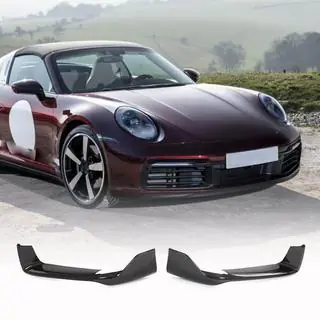 Nakładki na przedni zderzak Flap z karbonu do Carrera 4 S 4S zdjęcia 1