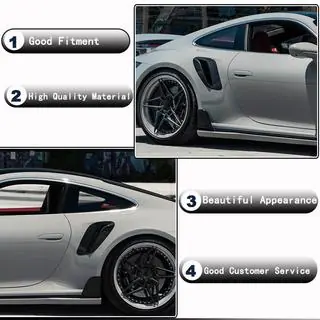 Nakładki na tylne błotniki z karbonu (do Carrera/Targa) zdjęcia 3
