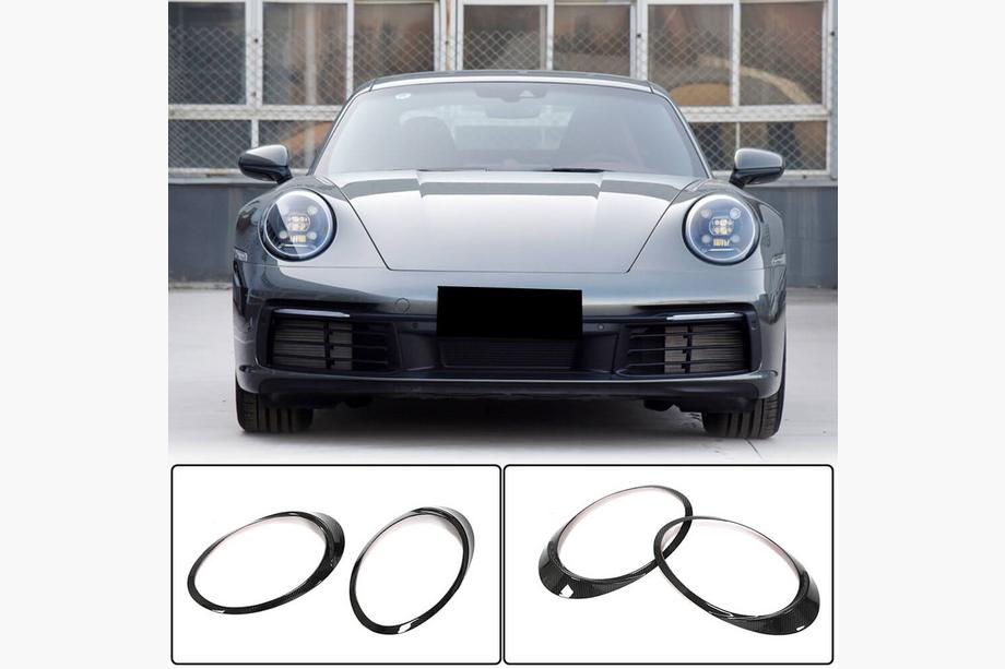 Porsche 911 (992) 2018– Nakładki na Reflektory (Carbon) Image