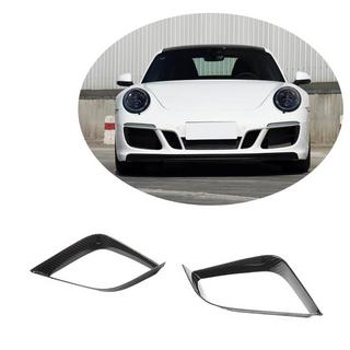 Nakładki na Przedni Zderzak Carbon do Carrera 4 GTS 2017-2018 Porsche 911 (991) 2011–2019 zdjęcia 1