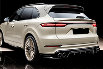 Porsche Cayenne 2018- Dyfuzor tylnego zderzaka (2018-2023, Carbon) zdjęcia 1