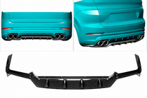 Porsche Cayenne 2018- Dyfuzor tylnego zderzaka (2018-2023, Carbon) zdjęcia 5