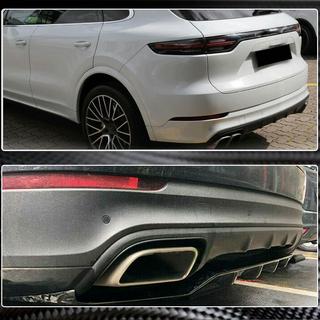 Dyfuzor tylnego zderzaka (2018-2023, Carbon) Porsche Cayenne 2018- zdjęcia 4