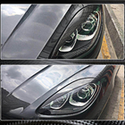 Porsche Macan 2014-2024 Brewki na reflektory (2014-2018, Carbon) zdjęcia 5