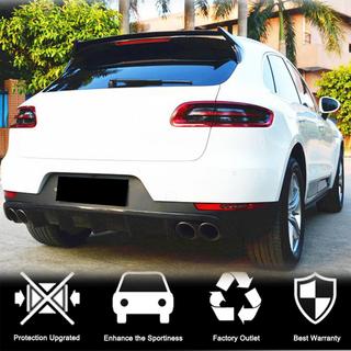 Dyfuzor Tylnego Zderzaka V1 (2014-2021, Carbon) Porsche Macan 2014-2024 zdjęcia 2