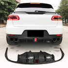 Porsche Macan 2014-2024 Dyfuzor Tylnego Zderzaka V2 (2014-2021, Carbon) zdjęcia 1