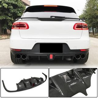 Dyfuzor Tylnego Zderzaka V2 (2014-2021, Carbon) Porsche Macan 2014-2024 zdjęcia 2