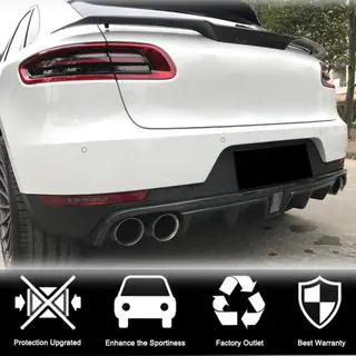 Dyfuzor Tylnego Zderzaka V2 (2014-2021, Carbon) zdjęcia 3