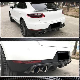 Dyfuzor Tylnego Zderzaka V2 (2014-2021, Carbon) Porsche Macan 2014-2024 zdjęcia 4
