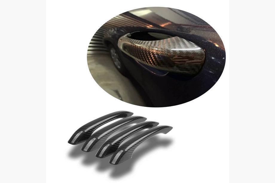 Porsche Macan 2014-2024 Nakładki na Klameki (2018-2021, Carbon) Image