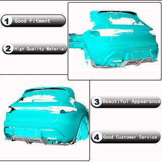 Dyfuzor Tylnego Zderzaka V2 (2021+, Carbon) Porsche Macan 2014-2024 zdjęcia 3
