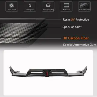 Dyfuzor Tylnego Zderzaka V2 (2021+, Carbon) zdjęcia 4