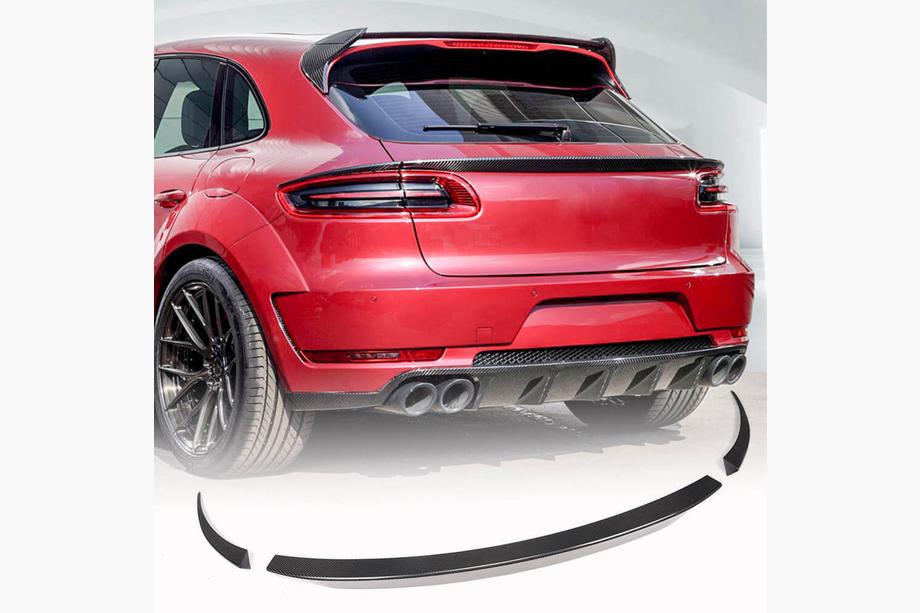 Porsche Macan 2014-2024 Dolny spojler (2014-2018, Carbon) Image